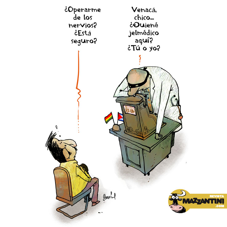 “Nervios”, por Garrincha. Testimonios de médicos de las infames Brigadas Médicas hay un montón. Uno de ellos, enviado a Bolivia, contó a Archivo #Cuba que botaban medicamentos y hasta hacían cirugías innecesarias para “inflar estadísticas, justificar dineros y hacer propaganda”.