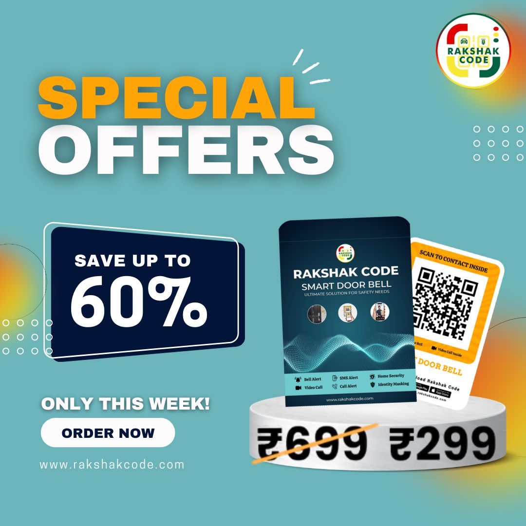 RakshakCode's tweet image. SPECIAL OFFER ALERT
Upgrade your home security with Rakshak Code Smart Door Bell
SAVE UP TO 60%
Old Price: ₹699
Now Only: ₹299
📅 ONLY THIS WEEK! Don’t miss out – your safety matters!
#RakshakCode #SmartDoorBell #HomeSecurity #SafetyFirst #TechDeal #DiscountAlert