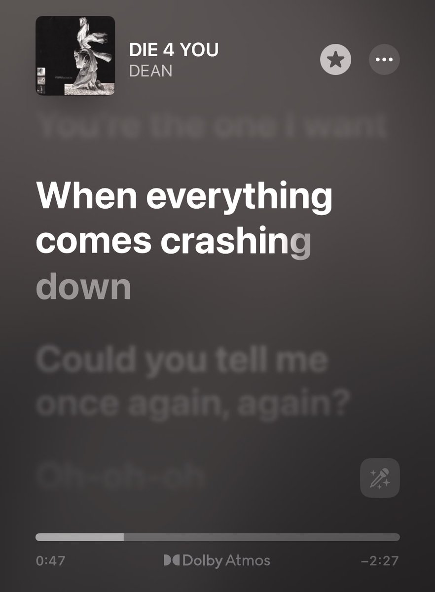다이포유에서
crashing <- 여기 디테일 다른거 아는사람
47초에나오는 crashing은 살짝 딜레이잇어
이런 섬세한 프로듀싱이 넘 좋다는거지…