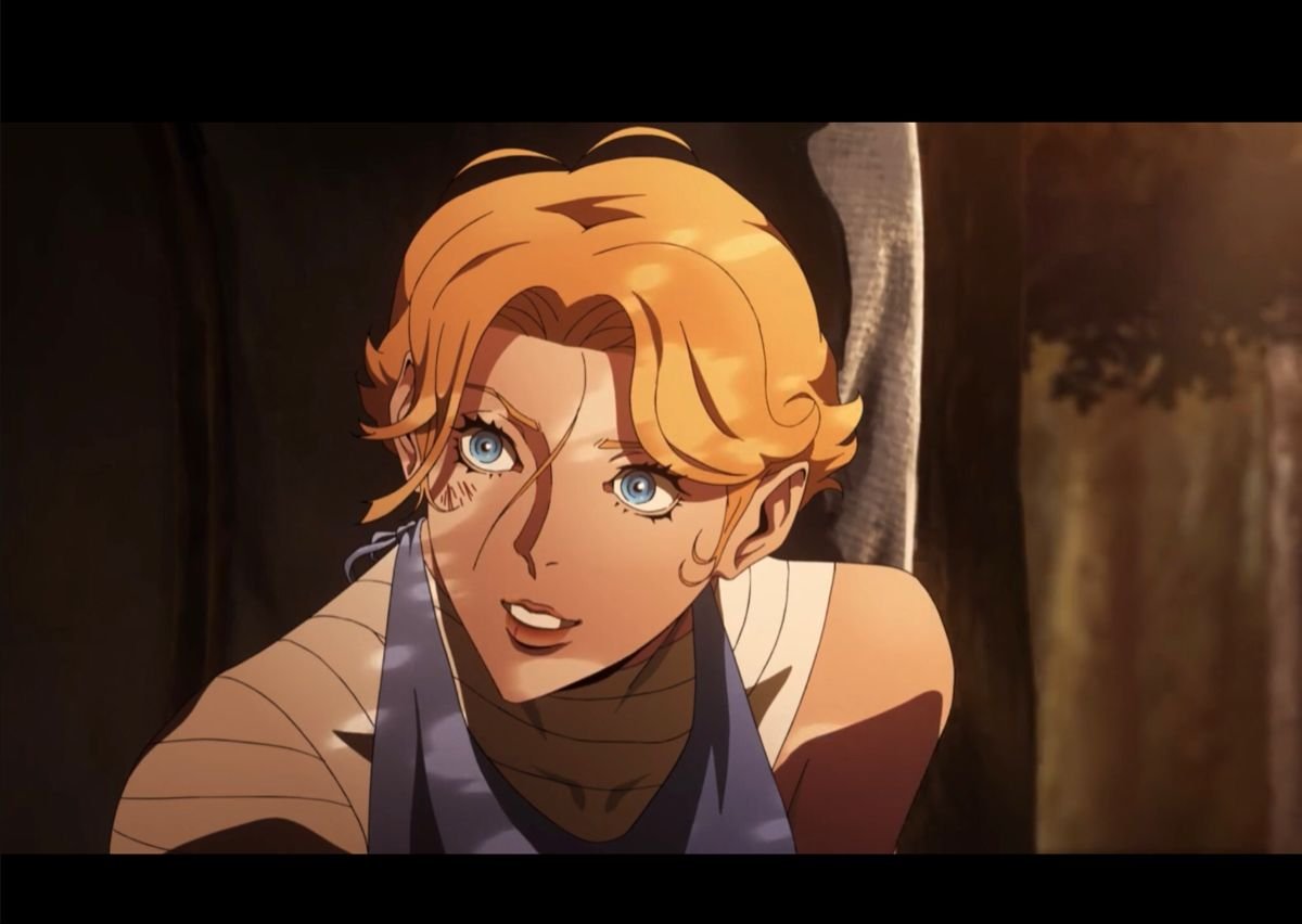 PEOPLE WHO AREN'T SAMUEL DEATS, let's settle the debate, is Sypha a strawberry blonde or a ginger?
