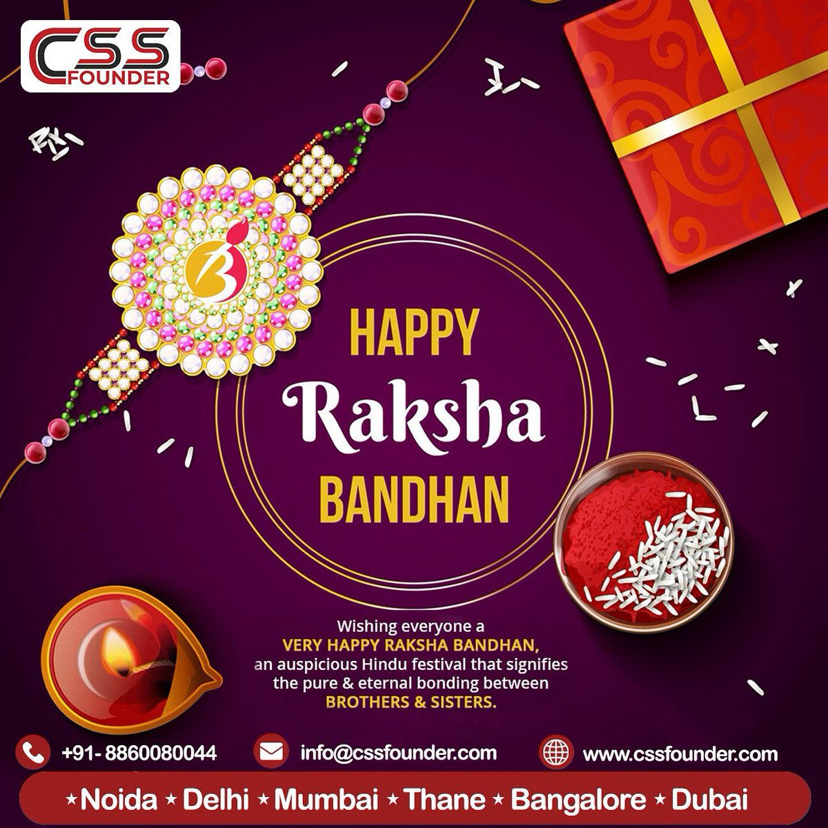 cssfounder_com's tweet image. Happy RakshaBandhan From Team CssFounder.com