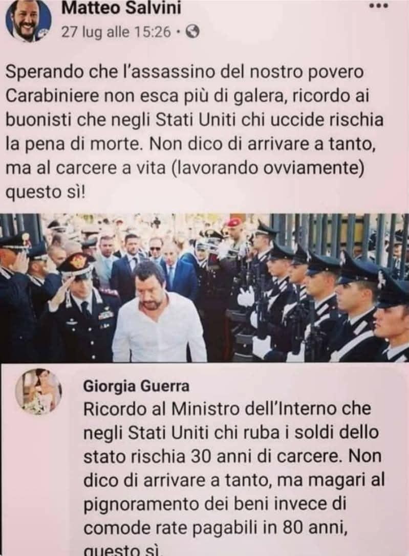La sua specialità è parlare sempre a sproposito