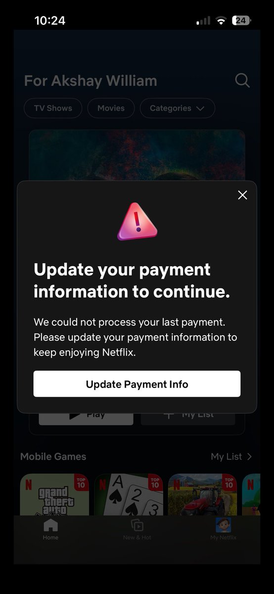 akshaywilliam7's tweet photo. So @NetflixIndia I don’t get it why do you upgrade my plan without me even asking for it? Please switch it back asap. https://t.co/WFtnitK8Xa