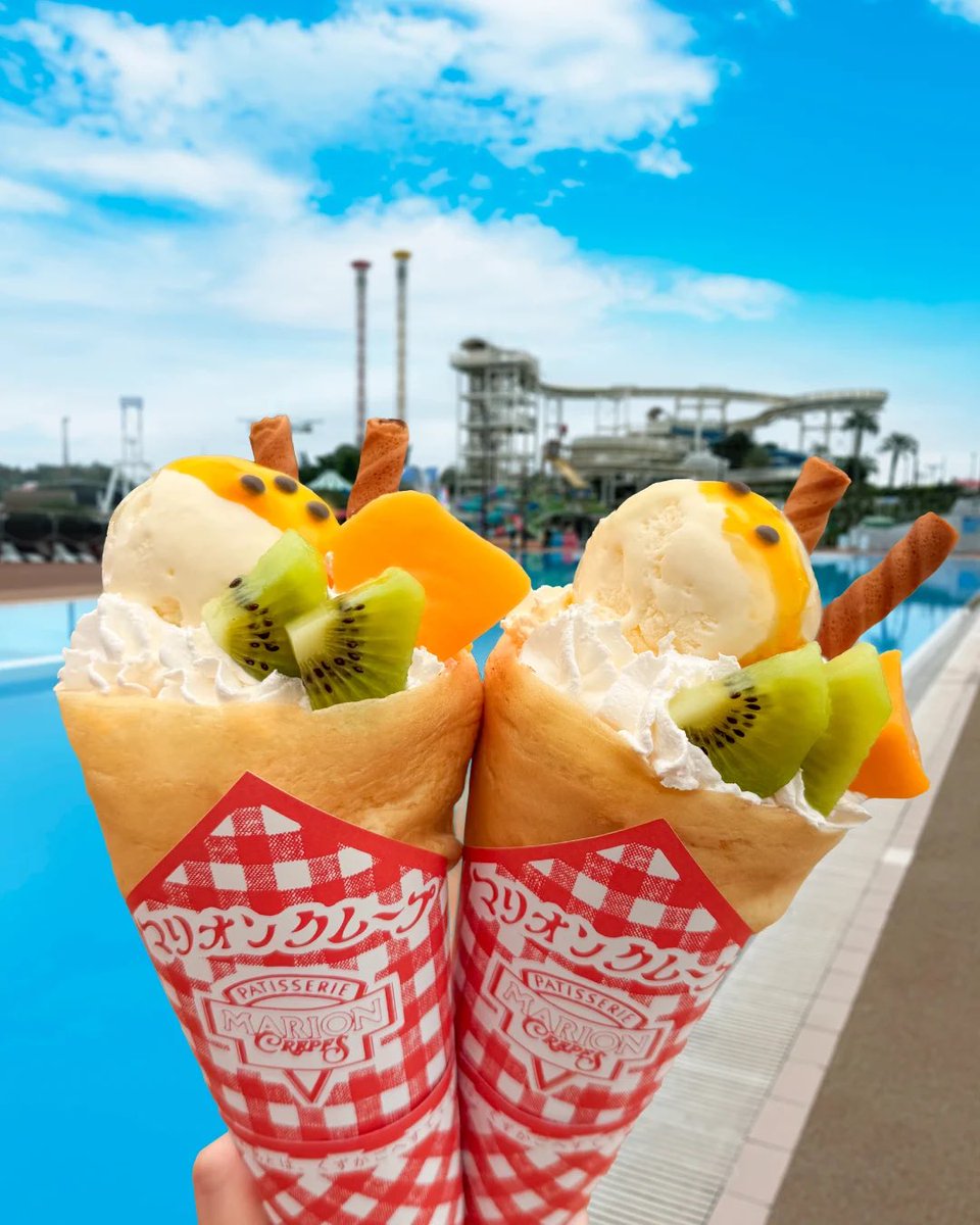 今年もレジャー施設に出店中🌴✨ ＼ この夏も、人気の4施設に マリオン