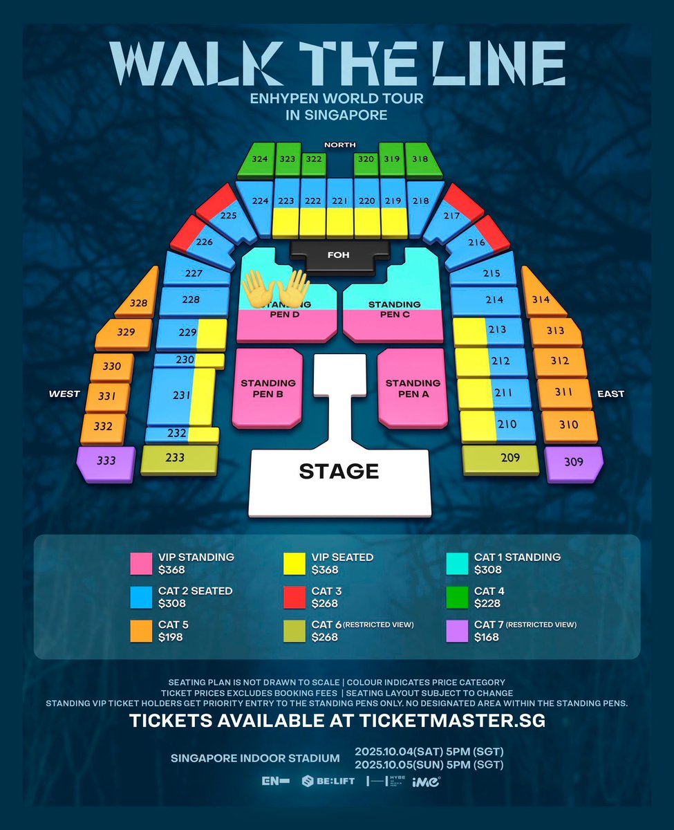 vocalattae's tweet photo. wts / want to sale
#ensell 

wtl walk the line in singapore ticket 
📍 cat 1 (STANDING PEN D)
🗓️ day 1
🏷️ price? dm

rts: upgrade vip ticket
proof by dm!

tag. sbt enhypen wts jual tiket konser https://t.co/b2GHrUjBYk