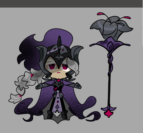 I have the theory that White Lily will not receive its AWK version in the Silent Salt update since it will be corrupted, and that we will not see its AWK version until the arrival of D.E. Based on that, I made this design.

#cookierun #cookierunkingdom 

🌑