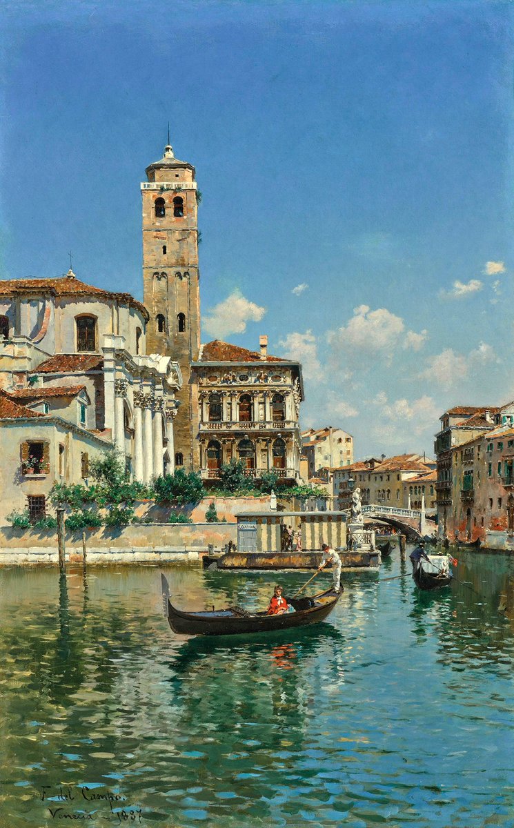iyi hafta sonları 
🎨 Federico del Campo (Peruvian, 1837-1923), The Palazzo Labia, Venice (1887), oil on canvas, 55.2 x 34.9 cm