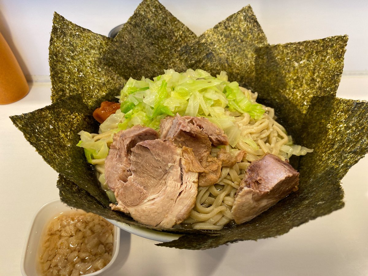 まかひや改
+海苔、アブラ別皿

たくあん先生のおすすめ通りアブラを別皿にしたら美味すぎて飛んだｗｗｗｗｗｗ
来年の夏にまた会いましょう😢