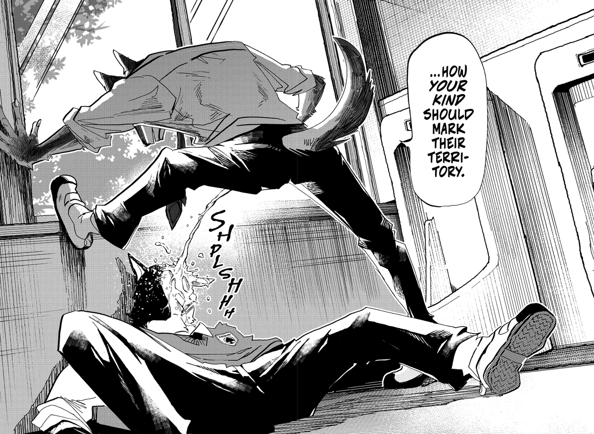 wonder3mporium's tweet photo. you know I just realized, if furries could read, then the dog man from paru itagaki's (author of beastars) new manga would probably be the clear furry husbando of the year contender https://t.co/PAGFONrEyW