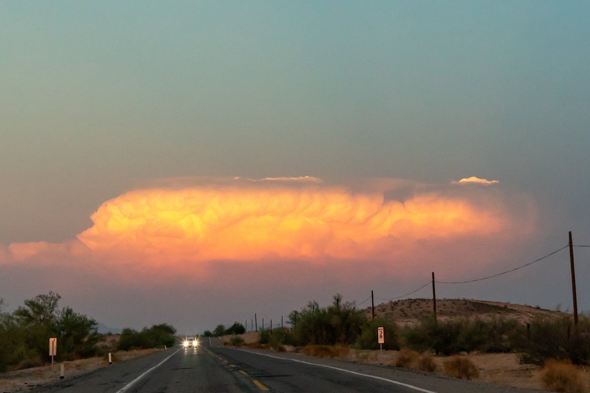 Intense sunset thunderstorm raging between Sasabe and Quitovac, Sonora tonight.

Intensa tormenta eléctrica al atardecer entre Sasabe y Quitovac, Sonora este noche.

#Sonorawx