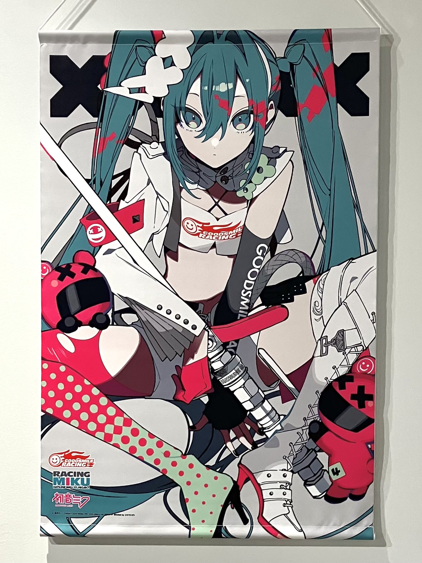 初音ミク レーシングミク Ver.2019 B2タペストリー 2 サイン入り GSRショップ by FOREST on X: 