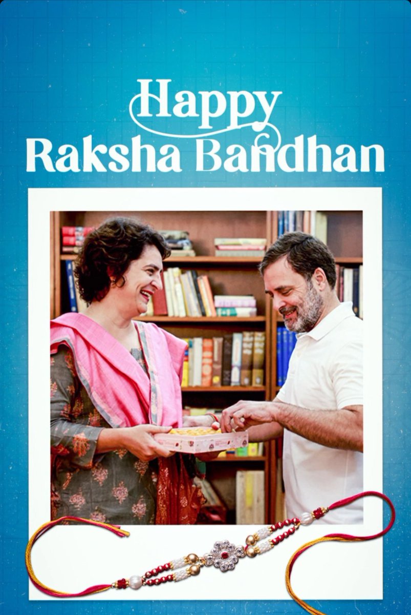 Happy Rakshabandhan ♥️ 

#रक्षाबंधन #rakshabandhan 
#rakshabandhanspecial 
#RakshaBandan #RakshaBandhan2025 
#RakshaBandhan2025 #RahulGandhi 
#PriyankGandhi