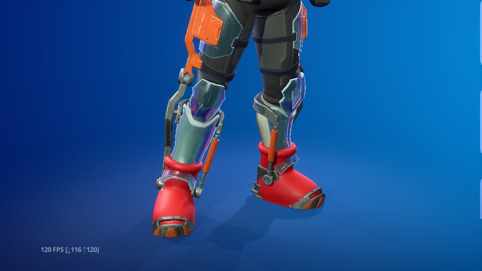 Random fact: Lt. Ripp Slade's armor is actually separate from his shoes and will stay when wearing Kicks