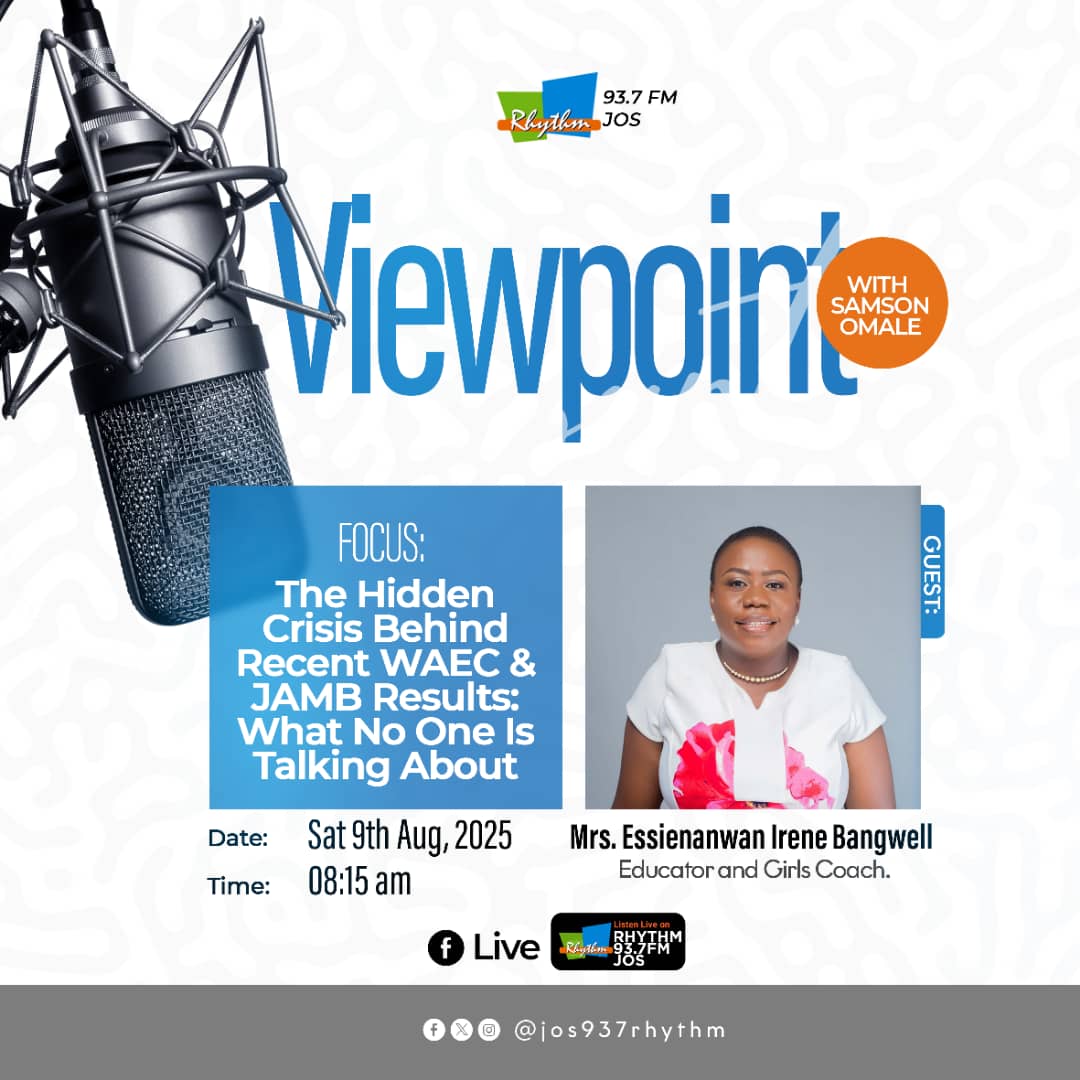 Tune in to VIEWPOINT on Rhythm 93.7FM this Saturday 9th August, 2025 @ 8:15am

GUEST: *_Mrs. Essienanwan Irene Bangwell_* 
Educator and Girls Coach.

Also Streaming Live online and on Facebook

Leave your comments, questions and contributions in here!
