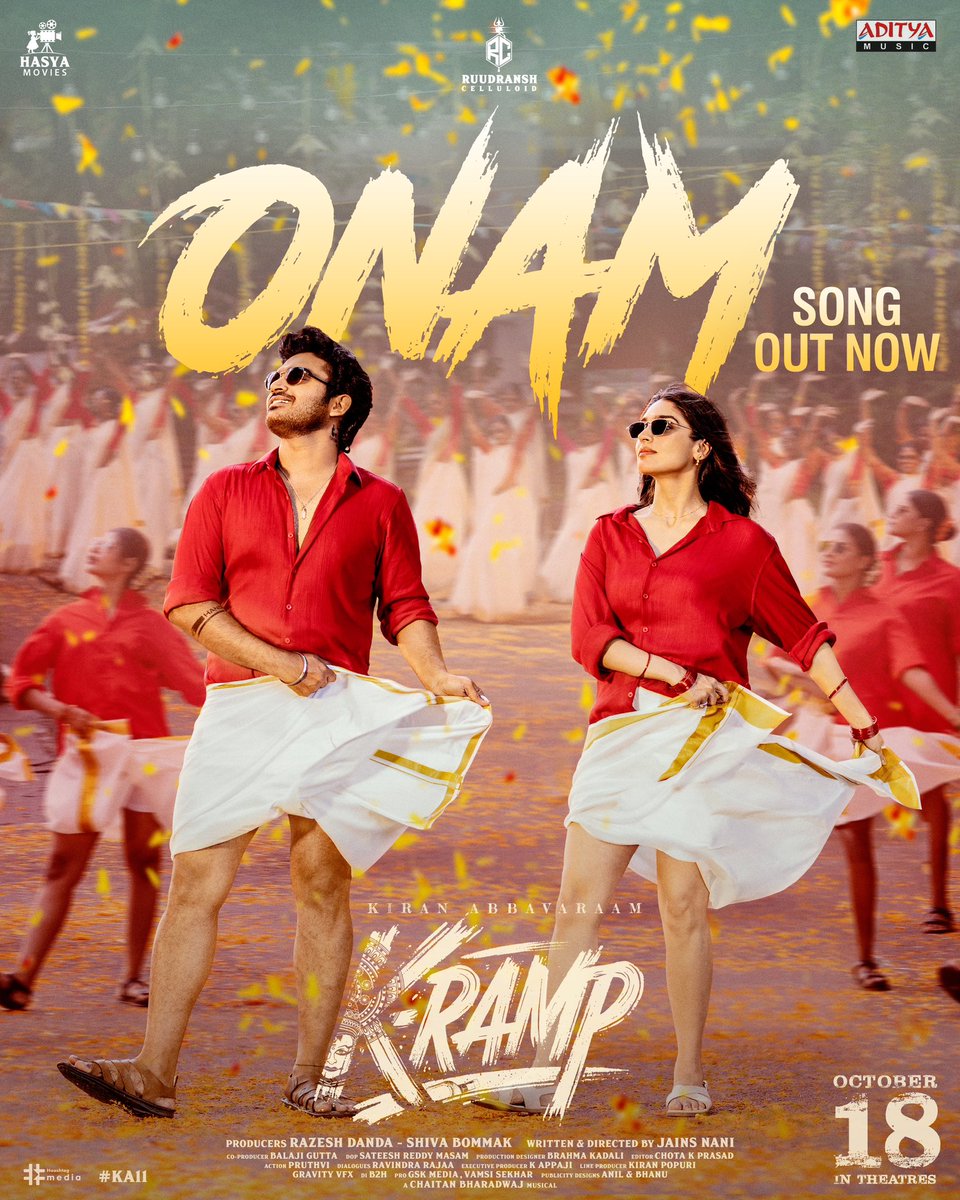 Felt like a real celebration. Hope you all celebrate this song as much as we did ❤️

youtu.be/WBrZ0lkrS2w?si… 

#OnamSong #KRamp
