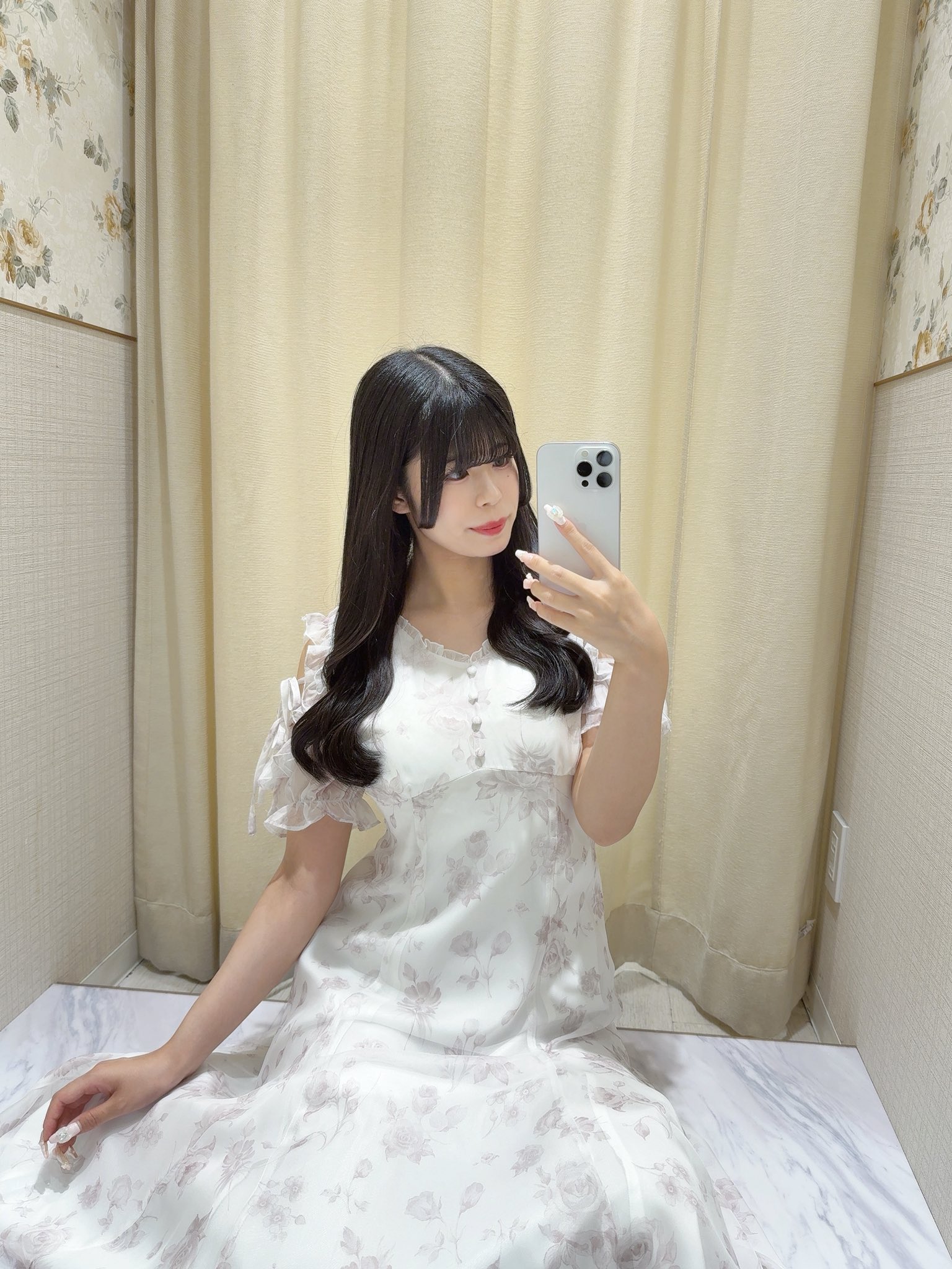 evelyn ハートオフショルリボンOP 水瀬さららコラボワンピース evelyn ハートオフショルリボンOP 水瀬さららコラボワンピース
