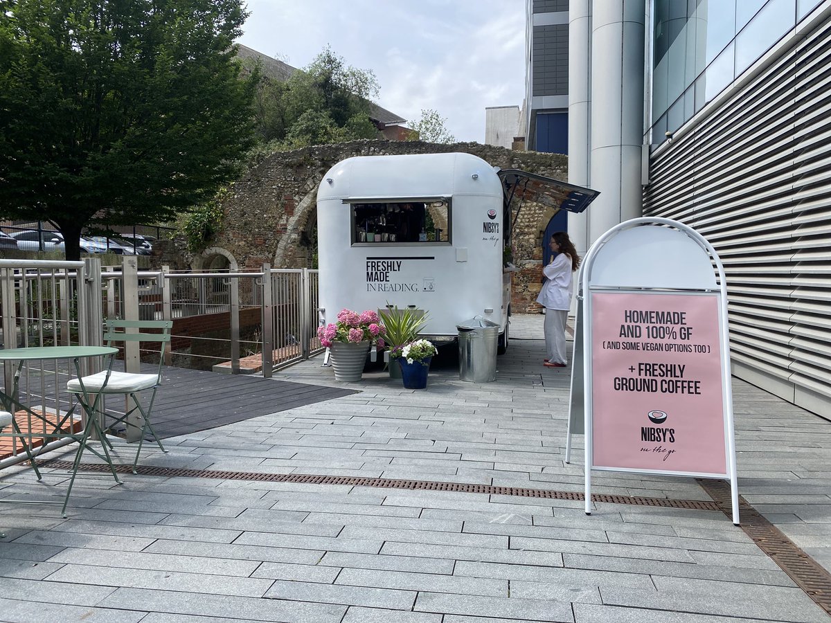 nibsysgf's tweet image. Sorry for not being on here to let you know sooner; but Beryl, the coffee and cake trailer is now up and running at our temp spot, behind the Blade in Reading. 
Hours &amp;amp; location are on website. Really hope to see you soon!