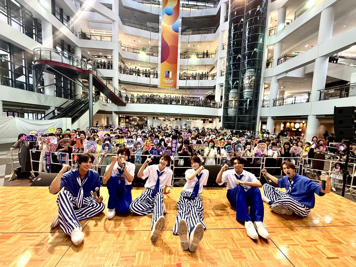 やっほー！！❤️‍🔥 神戸ハーバーランドでのセカンドシングルの