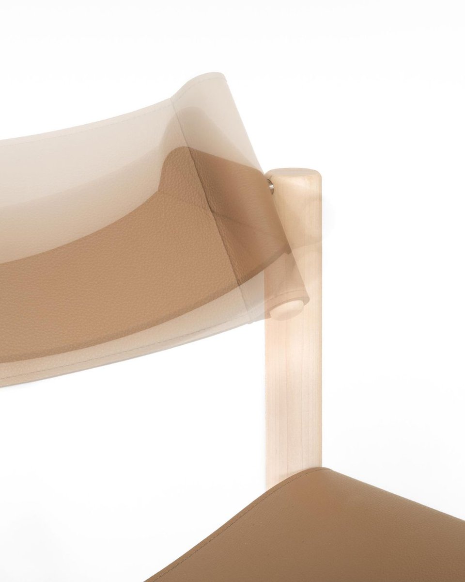 Crafted from domestic hardwood, this compact seating set features a slung leather backrest, free from a fixed frame, that pivots on custom hardware to welcome different body types.

Tilt Lounging Set by Mark Khoury

#designwanted #design #furnituredesign #wooddesign