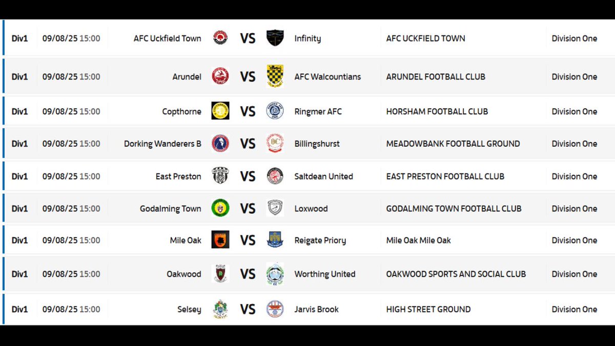 Football is back !!!!

Good luck to all our teams today in their first league games