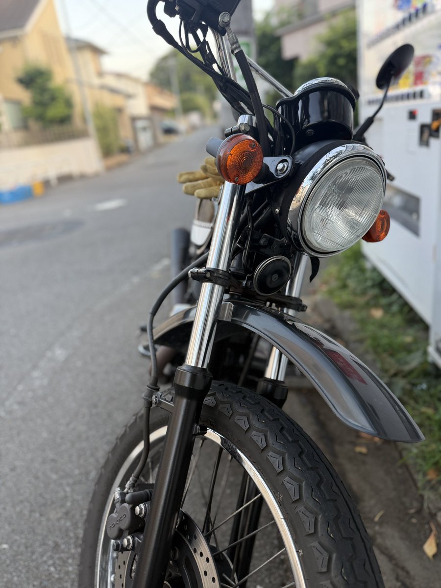 バイクのオイル交換でリフレッシュ！！

#Kawasaki250tr
