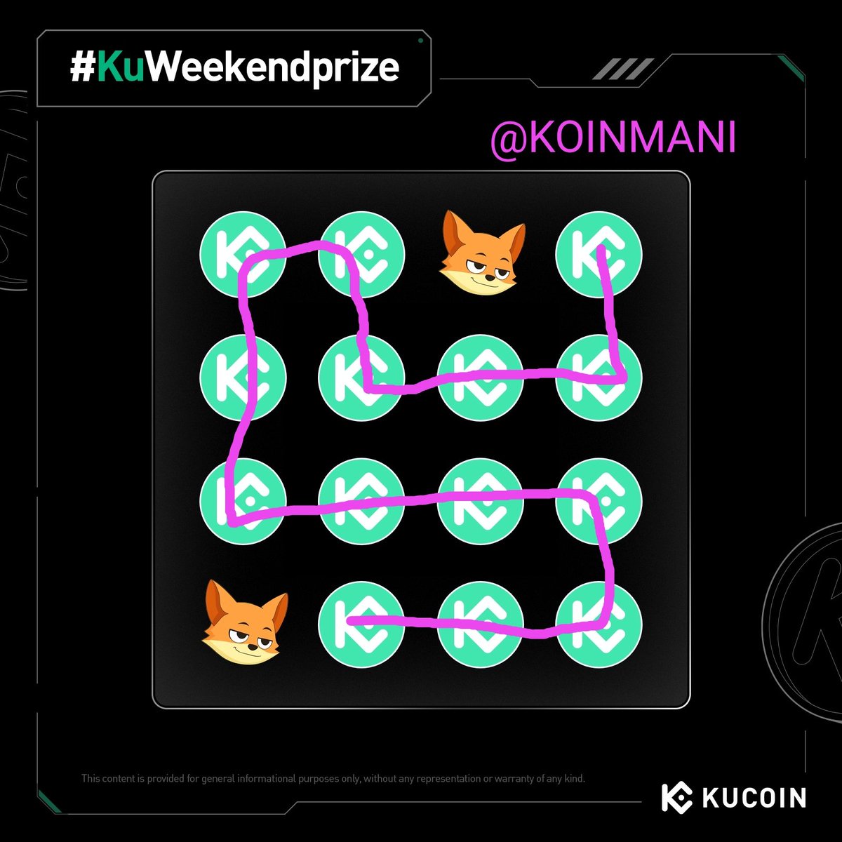 koinmani's tweet photo. @kucoincom @BC_KuCoin @Rabioul6 @Realbeed_ @JohnDan49017508
Frens join and let's cook this ๐ฅ๐
#kucoincom #BC_KuCoin https://t.co/mJP6wyTIs2