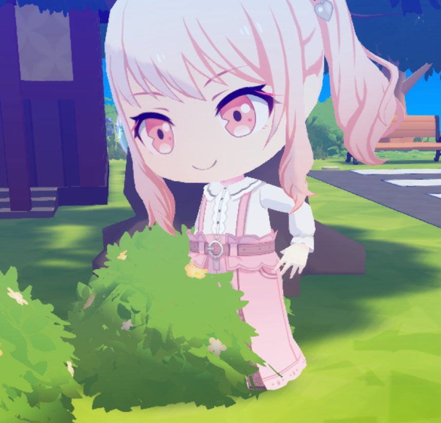 Mizuki is in the shrubs🌳