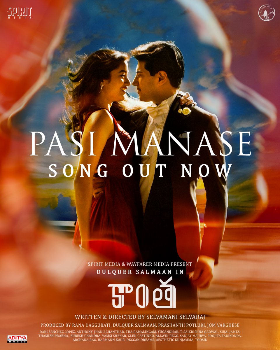 Spirit Media (@spiritmediain) on Twitter photo Love has a new soundtrack and it’s OUT NOW!❤
Experience it with #PASIMANASE & groove along to this captivating rhythm with us, as we paint the town red with our first single of #KaanthaFilm
youtu.be/2SMw4qexC_I
A <a href="/SpiritMediaIN/">Spirit Media</a> and <a href="/DQsWayfarerFilm/">Wayfarer Films</a> production 🎬
#Kaantha Love has a new soundtrack and it’s OUT NOW!❤
Experience it with #PASIMANASE & groove along to this captivating rhythm with us, as we paint the town red with our first single of #KaanthaFilm
youtu.be/2SMw4qexC_I
A <a href="/SpiritMediaIN/">Spirit Media</a> and <a href="/DQsWayfarerFilm/">Wayfarer Films</a> production 🎬
#Kaantha