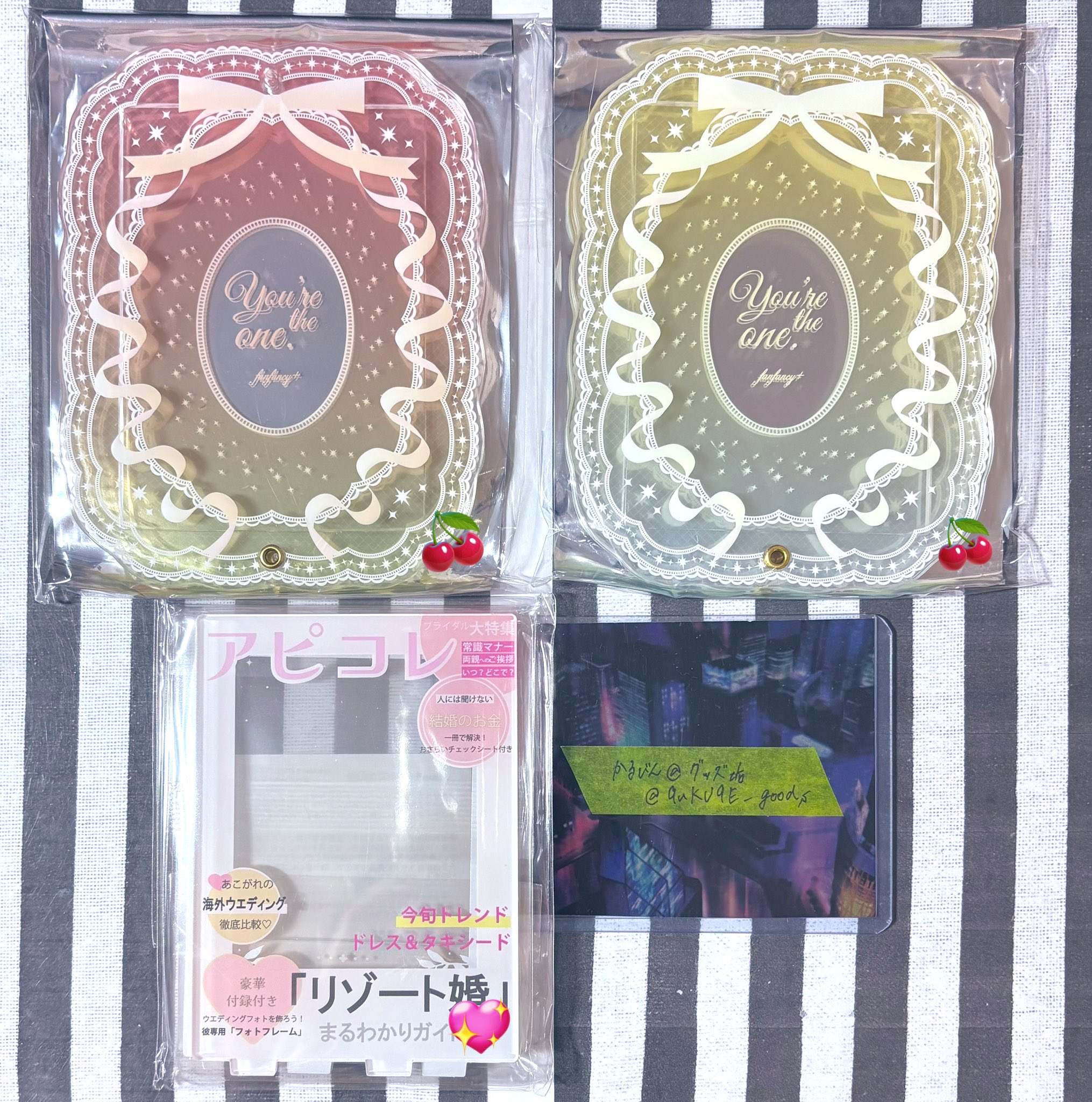 キャラ福くじONLINEapicolle ガーデンウエディング　C賞セット apicolle ガーデンウエディング