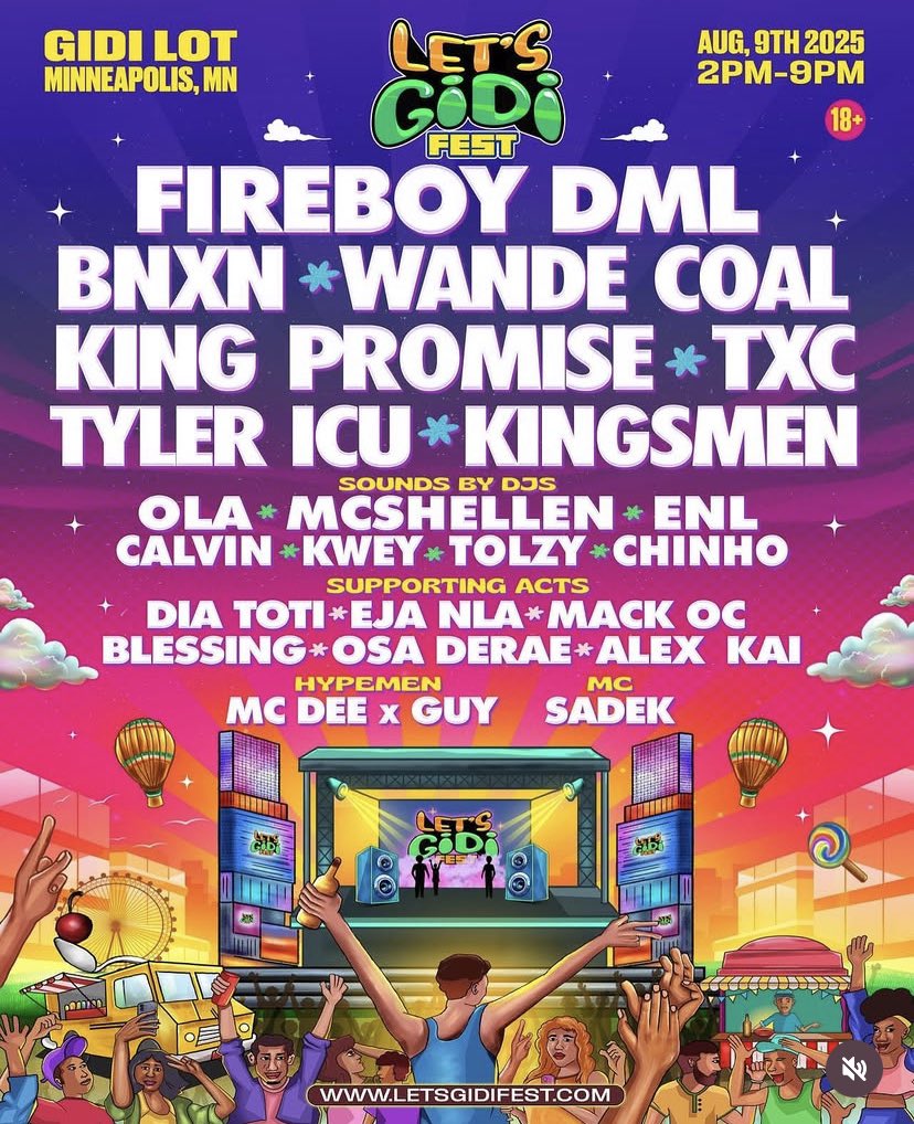 .<a href="/fireboydml/">Fireboy DML</a> will be headlining LET’S GIDI FEST today. 🔥🚀

⏰: 2pm - 9pm