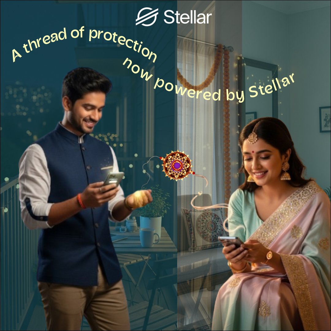 Protection is a promise
On Rakshabandhan, that promise goes on-chain

A thread of trust, now powered by Stellar💛
