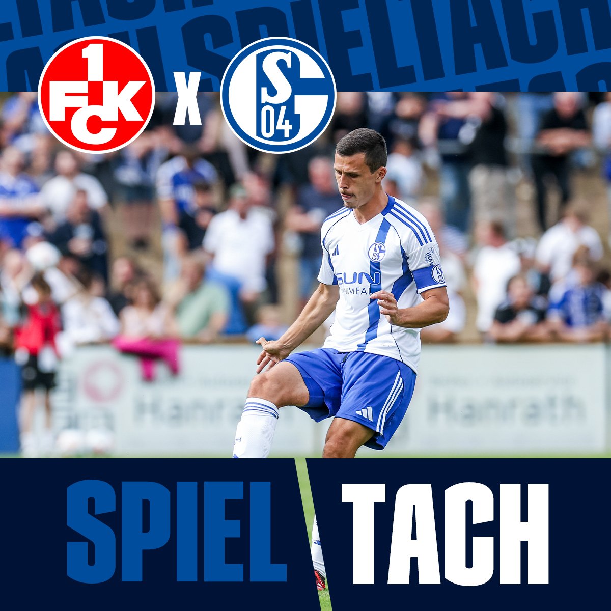 ⚒️ HOY JUGAMOS ⚒️
⚽️ 1. FC Kaiserslautern 🆚 #S04
🕣 20:30h
🏟️ Fritz-Walter-Stadion
#️⃣ #FCKS04