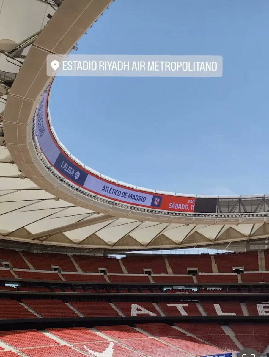 NeptunoNew61712's tweet photo. 📺✨ Así se va viendo el nuevo marcador 360° del Cívitas Metropolitano 🔴⚪️
#Atleti #Metropolitano #Marcador360 #OrgulloAtleti
Via @atm_albiceleste https://t.co/eDkYjy3IW2