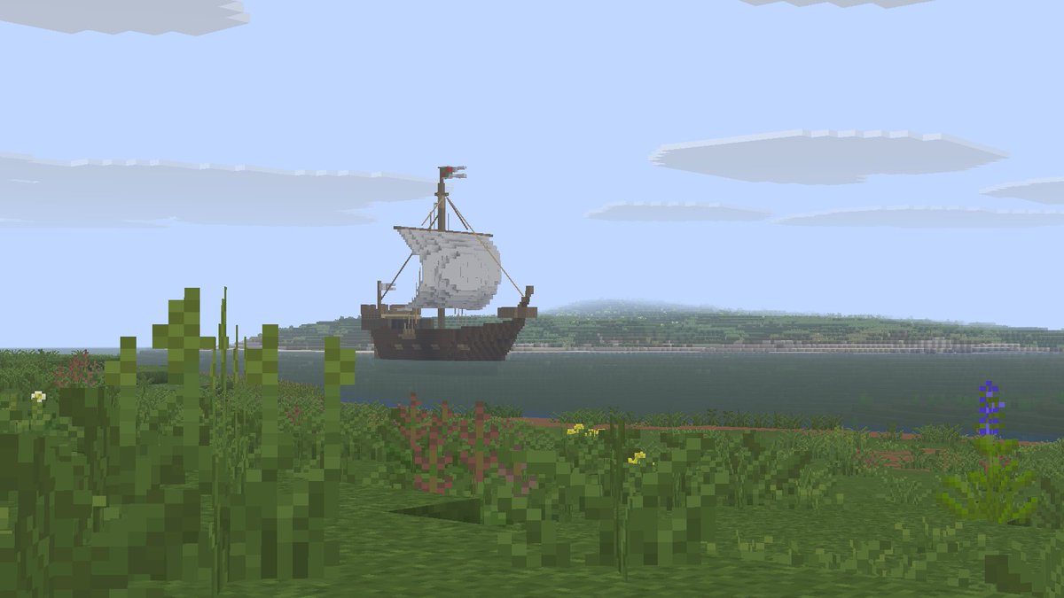 The first cog travels through the new map this morning 

#minecraftbuilding #Minecraft #Minecraftbuilds #medieval #minecraftmap #minecraftworld #TexturePack #worldpainter