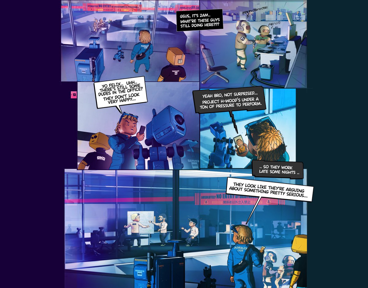 $GEEK Comic Page 13 detected.

“Smells like narrative combustion.” – G33KO

What is Benny's new access for?
Maybe the next spark of rebellion!

Snacks ready?
Eyes locked?
You know what to do.

#FlipHollywood