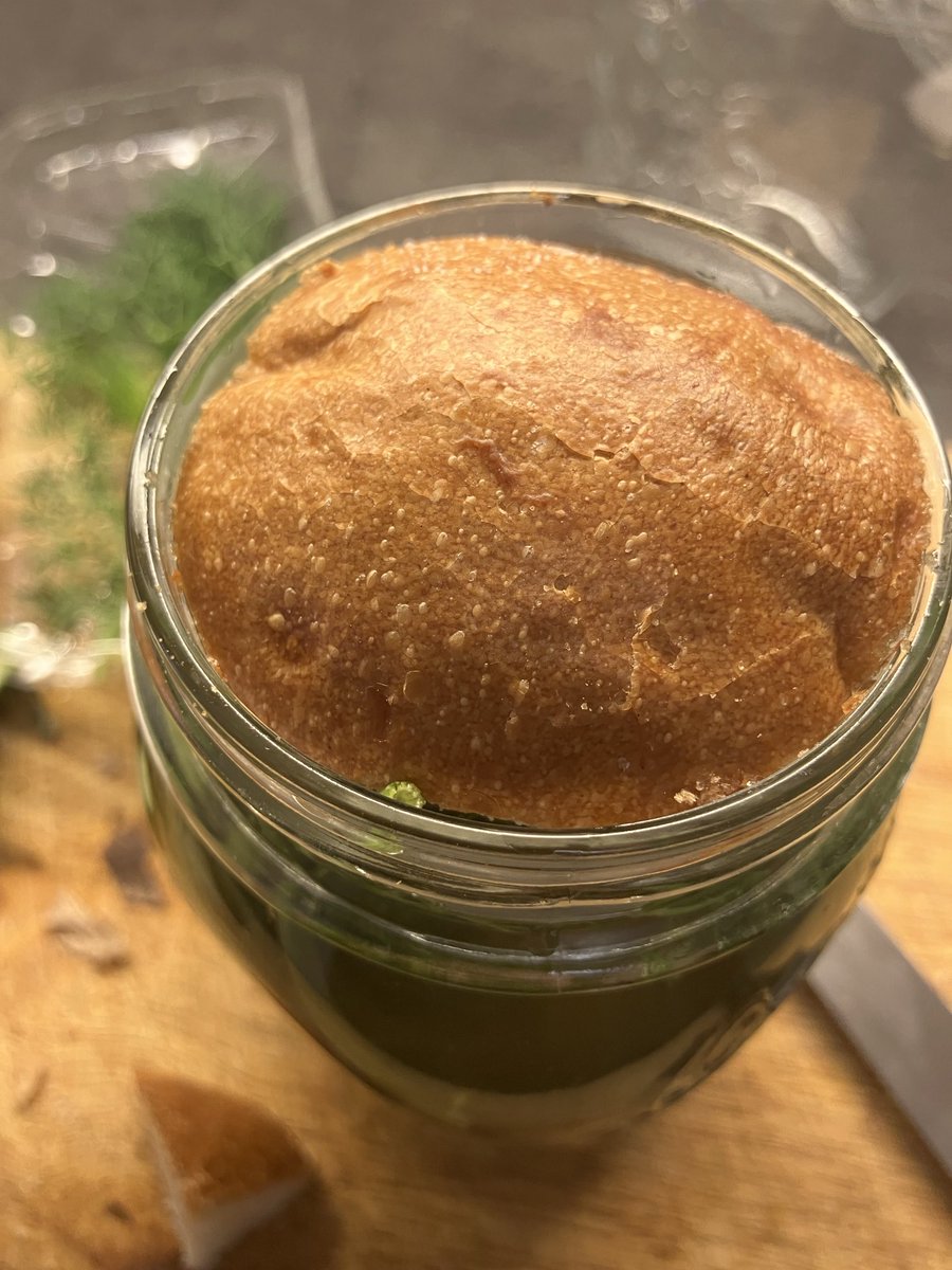 KrisBlackRose's tweet image. Prepared some #cucumber and #tomatoes for #fermentation using the sun and a little piece of sourdough bread. Plus #dill and #blackgarlic and #salt of course. ⁦@ClausCarlsen1⁩