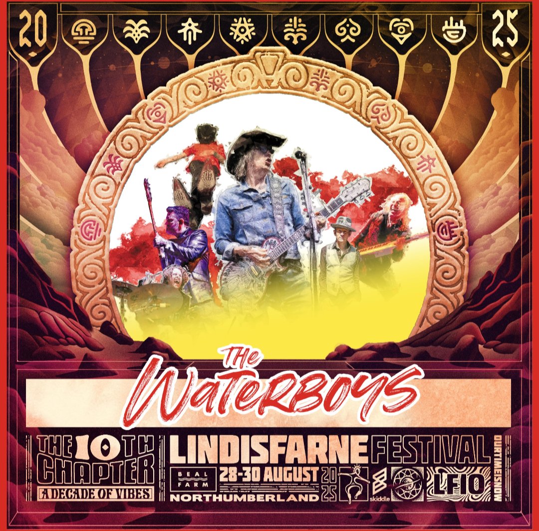 #TheWaterboys are playing at 2025's <a href="/lindisfarnefest/">Lindisfarne Festival</a> at Beale Farm, NORTHUMBERLAND, UK on Sat 30 August. Tickets are on sale now at  lindisfarnefestival.com/tickets/