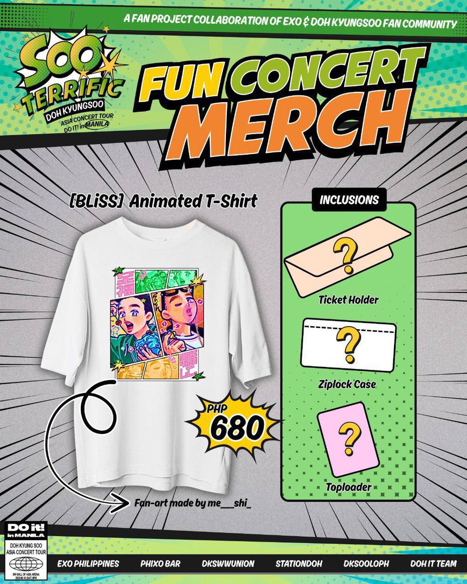 icecandyy88's tweet photo. DO IT IN MANILA MERCH BY @DOIt_MNL & @PhixoBar ✨

Secure these wonderful fanmade merch now!

Order here 😉
💛 Phixo Bar: https://t.co/KZNpBQ2f5j
💚 Do it Mnl Team: https://t.co/bipOfeMfCG

#SooTerrificinMNL #DoItManila #도경수 #DOHKYUNGSOO #DO #Kyungsoo #ASIACONCERT_DOit #DOit2025 #EXO #CompanySooSoo @companysoosoo_ @WilbrosLive @dks_wwunion @EXOPhils @PhixoBar @stationdoh @DOrKyungsooPH @dksooloPH