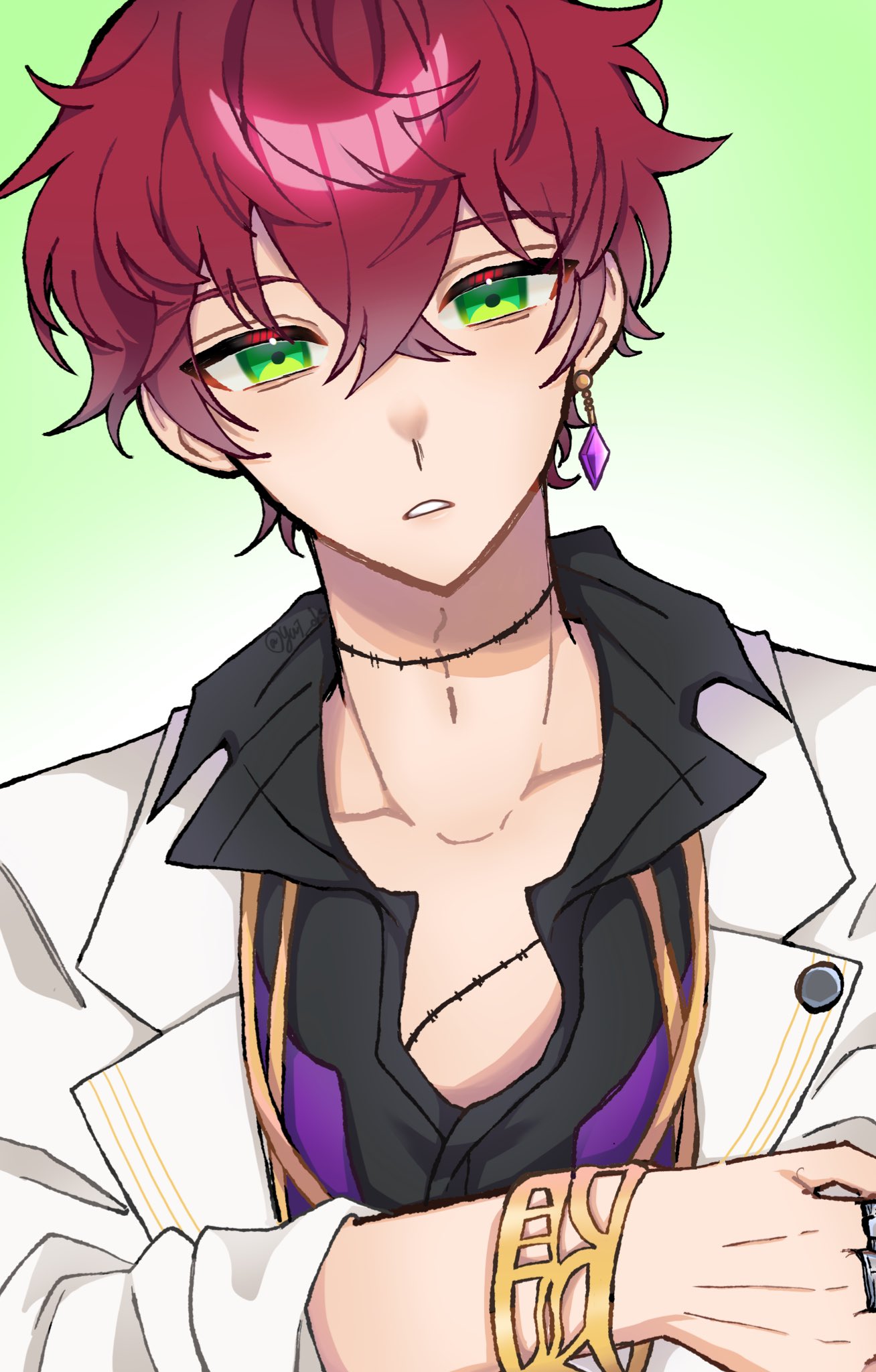 とあおとページ♡⃜ illustration #illust #イラスト #孔雀