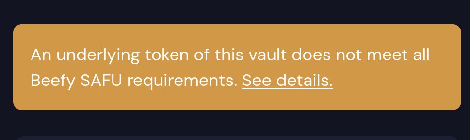 <a href="/Ceazor7/">Ceazor.eth mak'n 🥪s 🦇🔊🍚⛓</a> <a href="/SonicLabs/">Sonic Labs</a> <a href="/yearnfi/">yearn</a> I think <a href="/beefyfinance/">Beefy</a> is doing what it needs to be done: