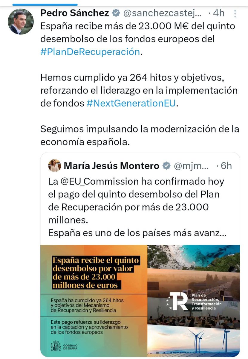 Según PP Espáña se hunde.