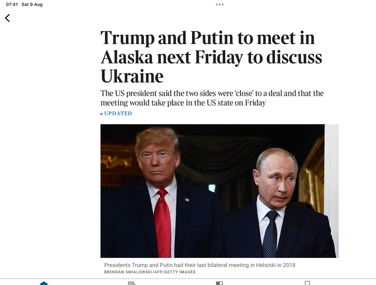 Terence Phayre Knott MC (@terenceknott1) on Twitter photo Yeah yeah.
You can’t have a Deal until both of the main protagonists are present!
<a href="/POTUS/">President Donald J. Trump</a> <a href="/WhiteHouse/">The White House</a> <a href="/Zelenskyy_Uaa/">Volodymyr Zelenskyy / Володимир Зеленьский (joke)</a>
<a href="/thetimes/">The Times and The Sunday Times</a>
#StandWithUkraine Yeah yeah.
You can’t have a Deal until both of the main protagonists are present!
<a href="/POTUS/">President Donald J. Trump</a> <a href="/WhiteHouse/">The White House</a> <a href="/Zelenskyy_Uaa/">Volodymyr Zelenskyy / Володимир Зеленьский (joke)</a>
<a href="/thetimes/">The Times and The Sunday Times</a>
#StandWithUkraine