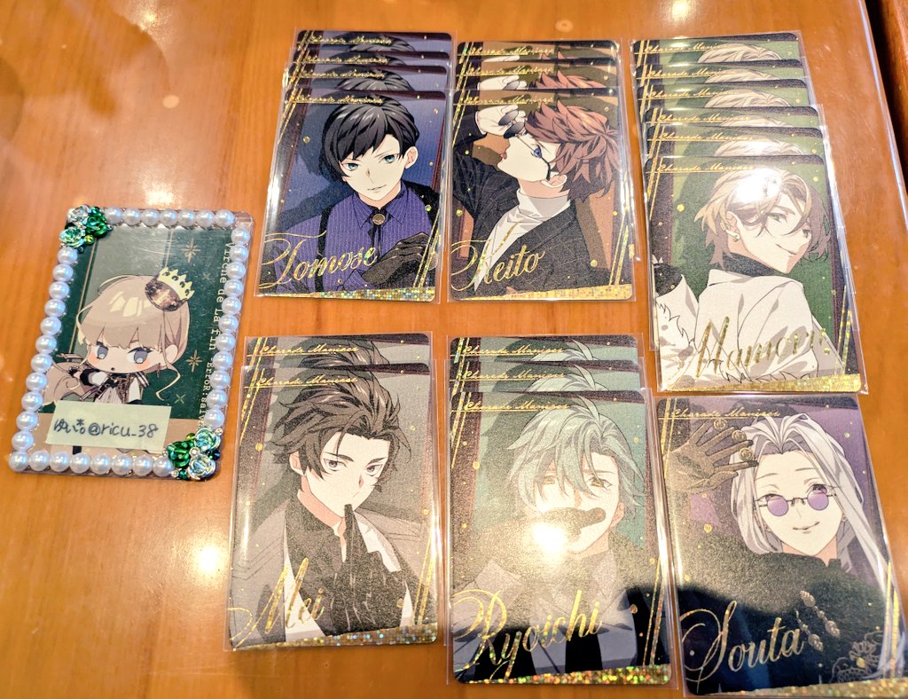 ricu_38's tweet image. 【交換/譲渡】オトなつ/シャレマニ/パルカ/アクスタ/アクカ

譲：*キョウヤ、*トモセ、*ケイト、*マモル、メイ、リョウイチ、ソウタ、タクミ
求：パルカ缶バッジ ミズキorパルカ缶バッジ リュカ
*は定価でのお譲り可能です。
アクカについてはパルカ含むお譲り譲渡優先させていただきます。