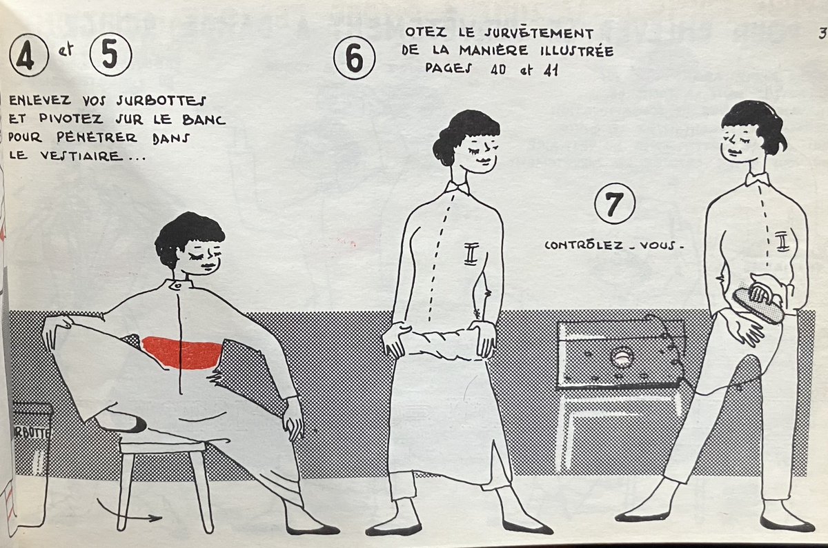 Illustration du jour

1959 : « Pour sortir de la zone à risque de contamination permanente ».
Extrait des consignes de protection du CEA Marcoule.