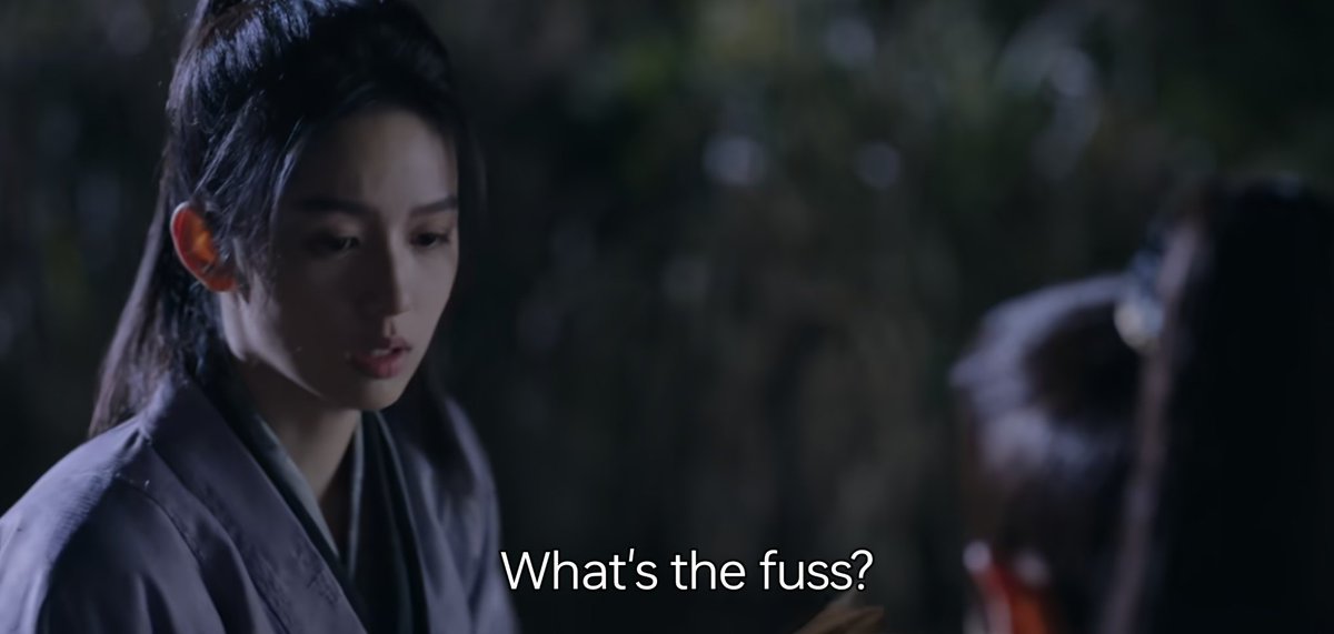 mywhitedeer's tweet photo. It's so funny and sad to me how He Yan lacks the sense of propriety between men and women and even finds comfort in her mates' loud snoring 😭 she's unknowingly driving Xiao Jue nuts lmao

#ThelegendOfFemaleGeneral https://t.co/v8QLPBnIXc