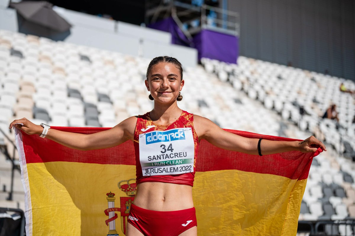 🏃‍♀️Atletismo l Europeo U20🇫🇮

Sofía Santacreu🇪🇸🥇CAMPEONA DE EUROPAAA EN LOS 10km MARCHA🥇

🔸Sofía rompe el REsp U20 y logra la mejor marca mundial del año de su categoría. Bronce para Aldara Meilán con marca personal. España lidera el medallero