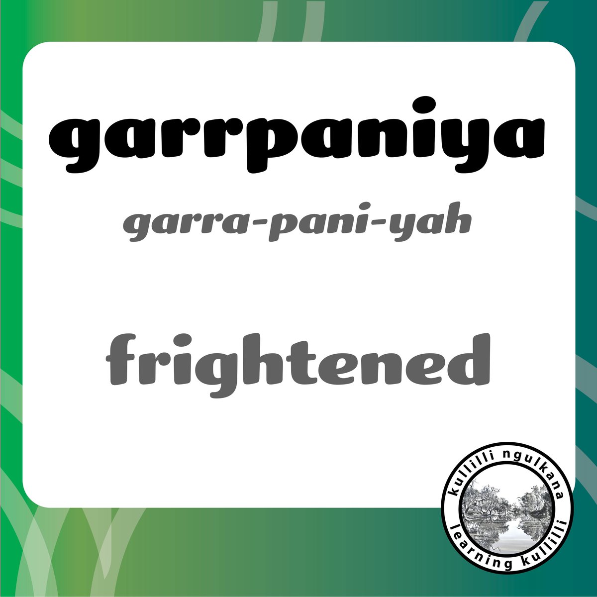 learnkullilli's tweet image. Speak Kullilli 👣 #KullilliNgulkana