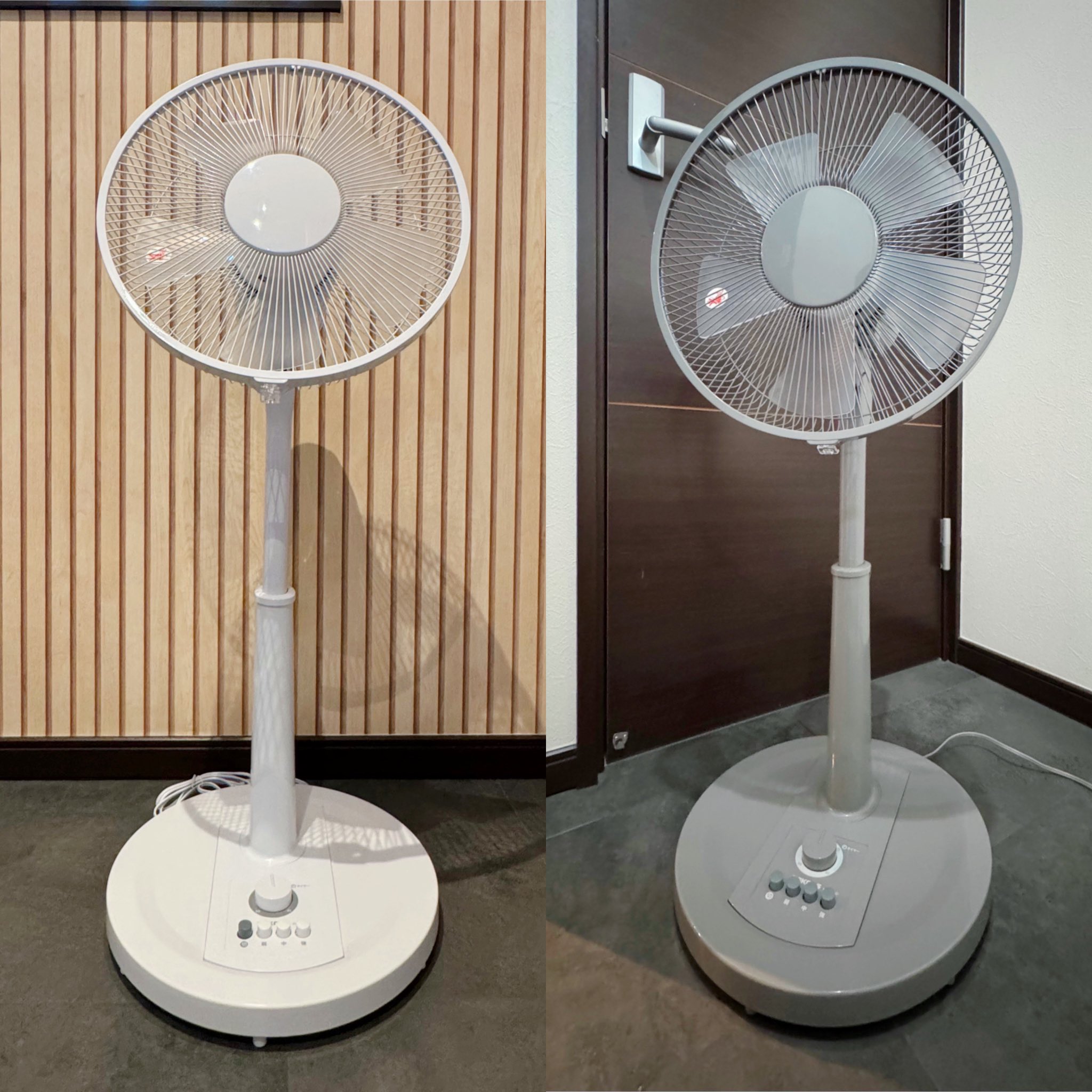 扇風機 ☆ ハムちぐら C:NET シィー・ネット パタパタ折りたためる扇風機 DCリビング