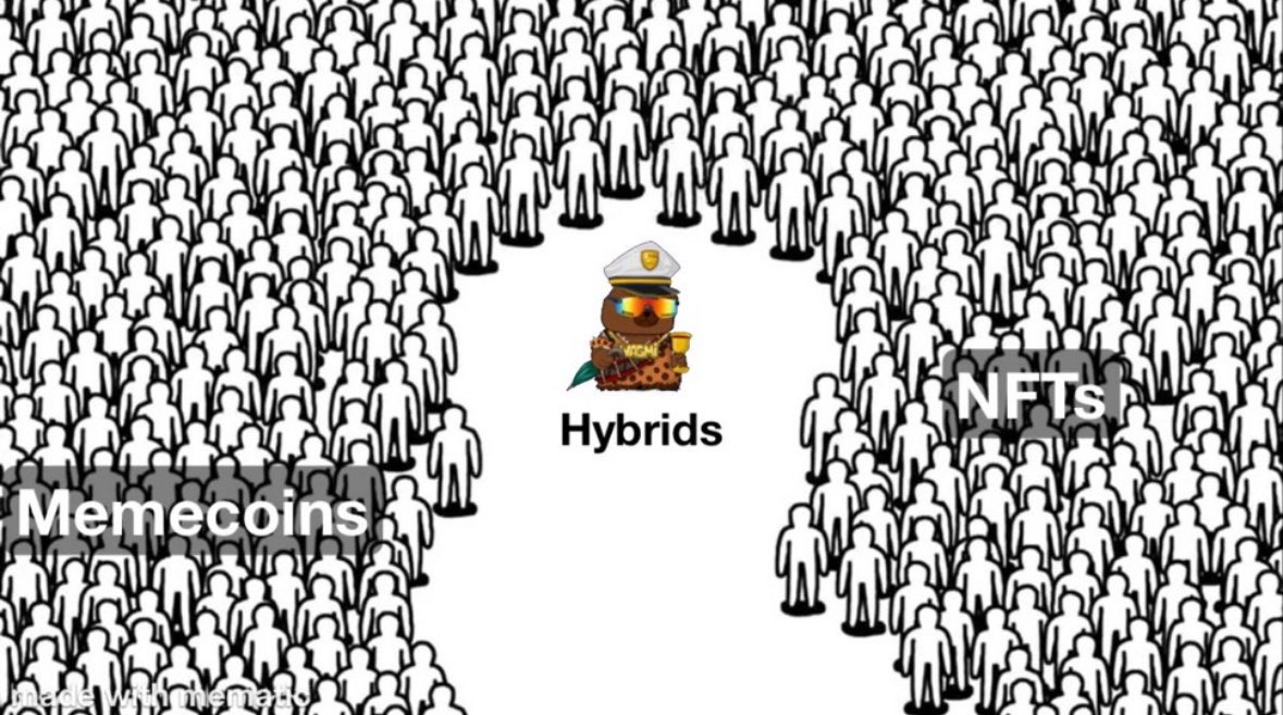 Thank you chads at <a href="/tensor_hq/">Tensor ⚡️</a> 

So beautiful to see all this innovation correctly labelled as HYBRIDS

Memetech ™️

NFT x TOKEN / Meme-wrapper model

The future of token &amp; NFT trading is here

<a href="/BozoBenk/">The Bozo Benk 🏦</a>