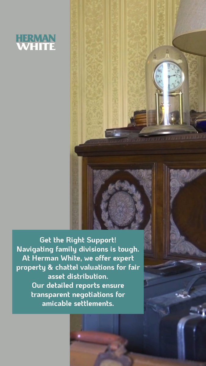 HermanWhiteEst's tweet image. Navigating family divisions? Herman White offers expert property &amp;amp; chattel valuations to ensure fair asset distribution. Our detailed reports support transparent &amp;amp; amicable settlements.

📞 Call us to learn more.

#FamilyLaw #ValuationServices #AssetDistribution #Probate